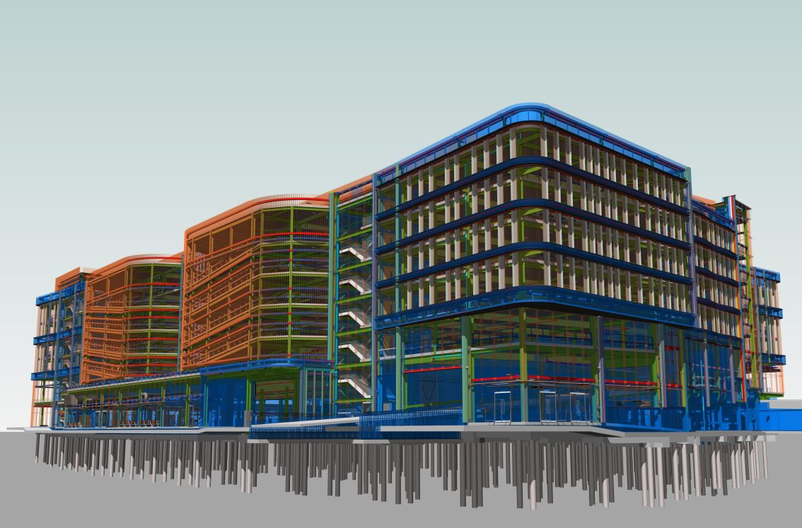 Broadmarsh Bus Station, Nottingham, BIM Model